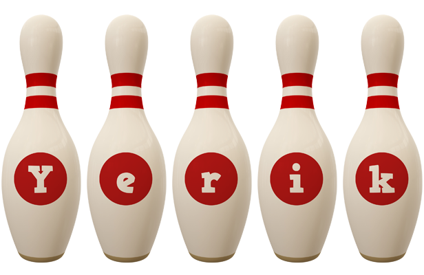 Yerik bowling-pin logo