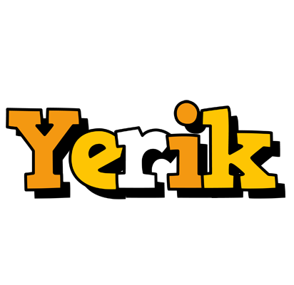 Yerik cartoon logo