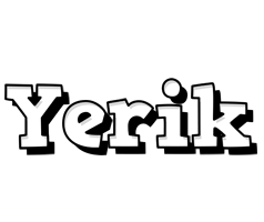 Yerik snowing logo