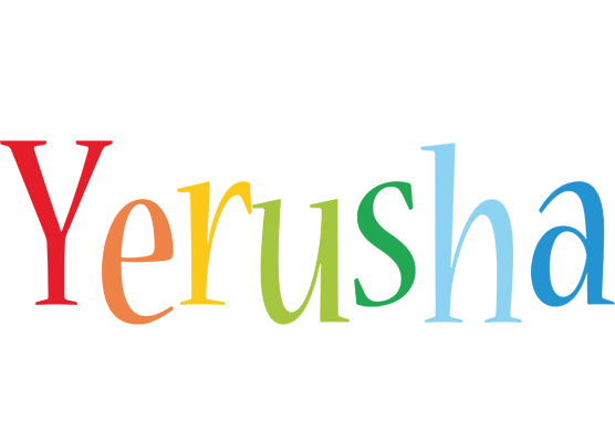 Yerusha birthday logo