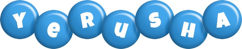 Yerusha candy-blue logo
