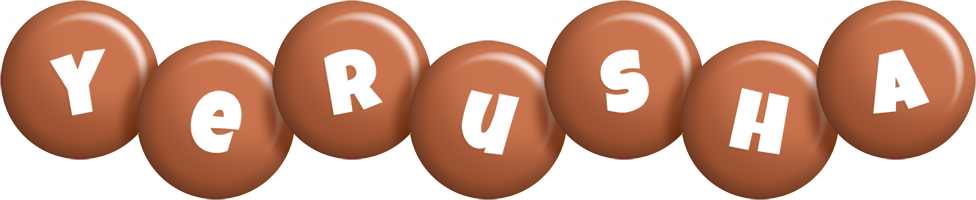 Yerusha candy-brown logo