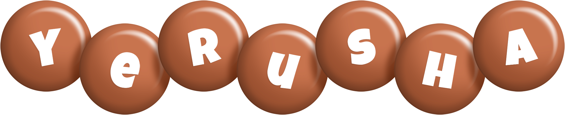 Yerusha candy-brown logo