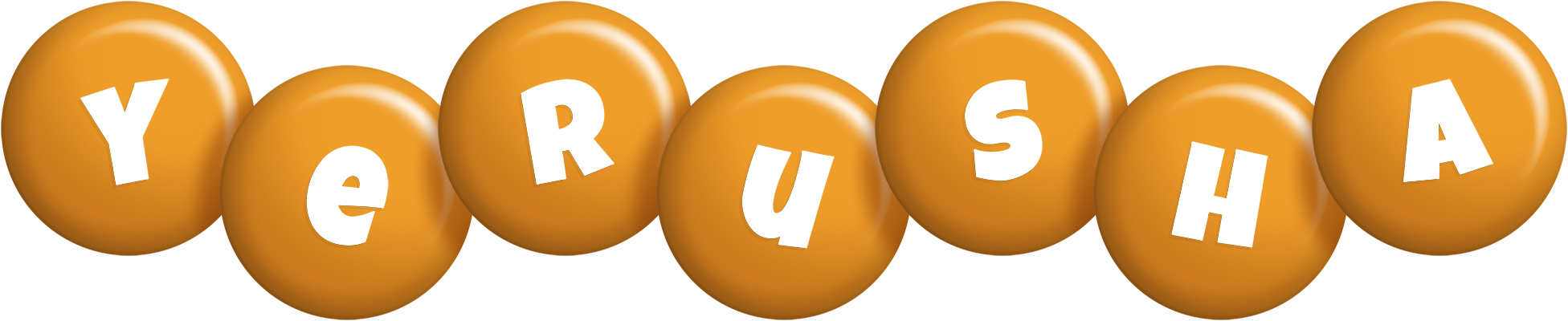 Yerusha candy-orange logo