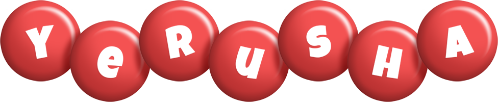 Yerusha candy-red logo