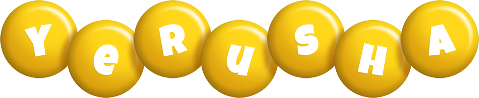 Yerusha candy-yellow logo