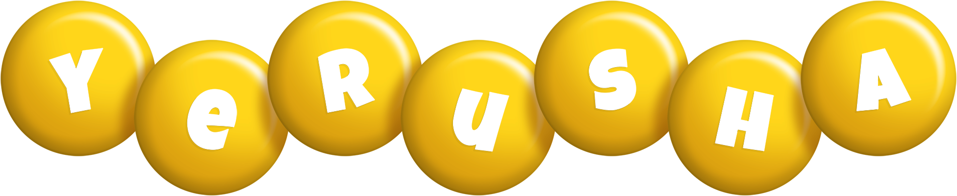 Yerusha candy-yellow logo