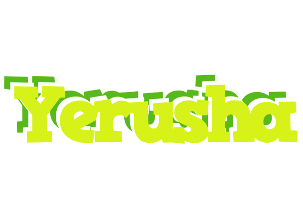 Yerusha citrus logo