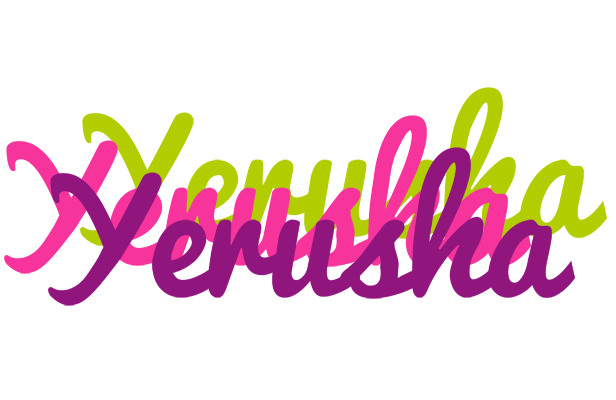 Yerusha flowers logo