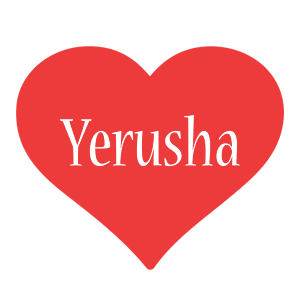 Yerusha love logo