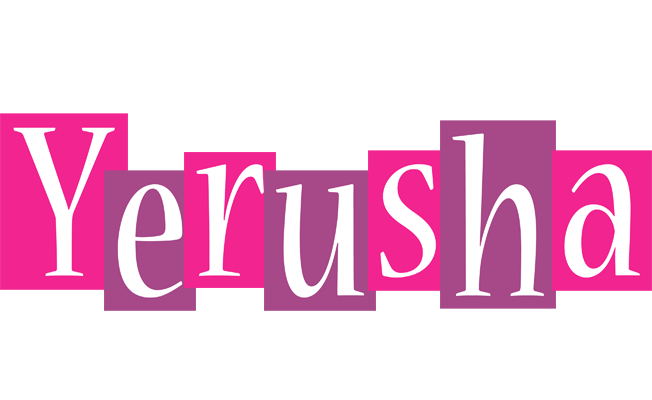 Yerusha whine logo