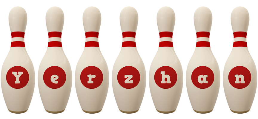 Yerzhan bowling-pin logo