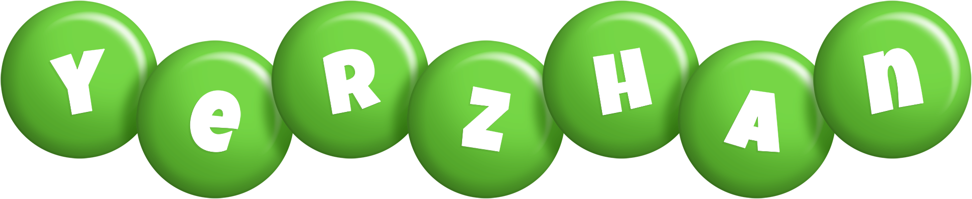 Yerzhan candy-green logo