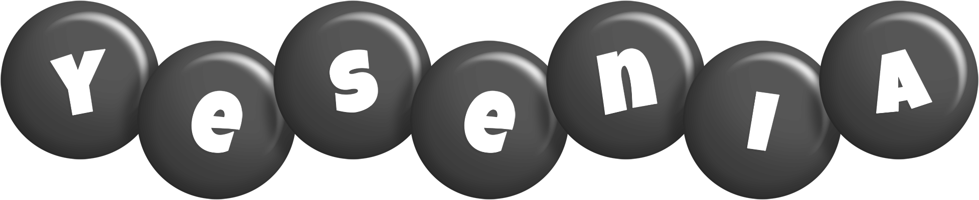Yesenia candy-black logo