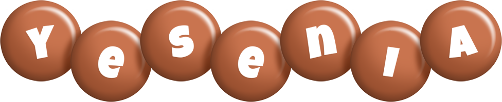 Yesenia candy-brown logo