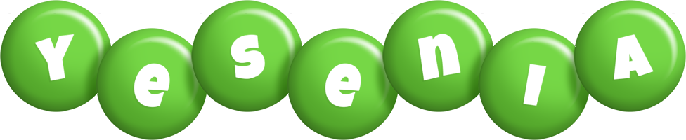 Yesenia candy-green logo