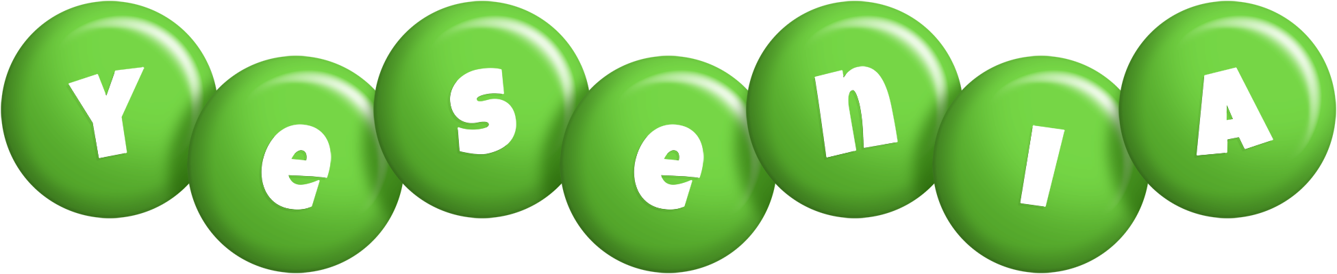 Yesenia candy-green logo