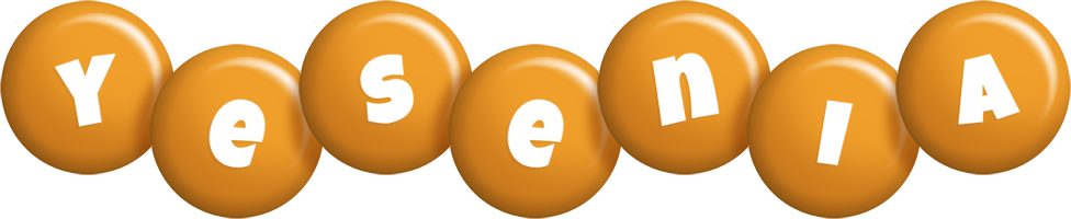 Yesenia candy-orange logo
