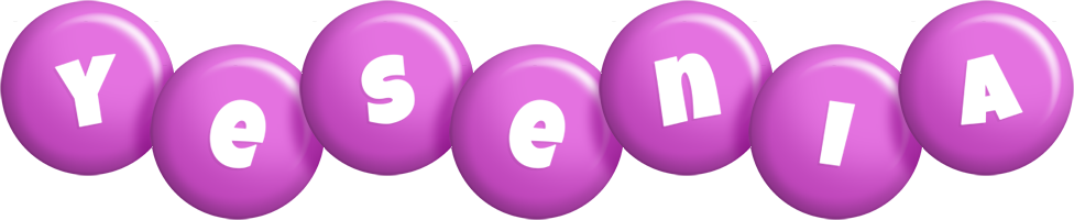 Yesenia candy-purple logo
