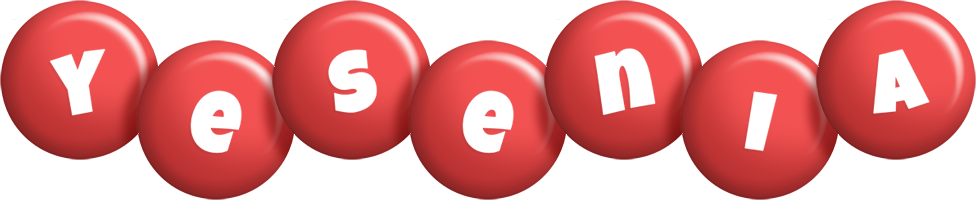 Yesenia candy-red logo
