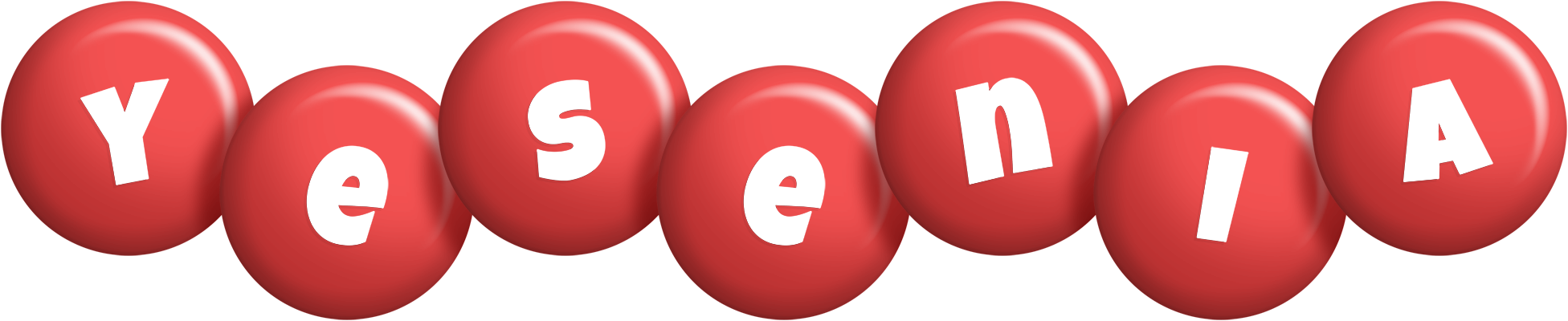 Yesenia candy-red logo