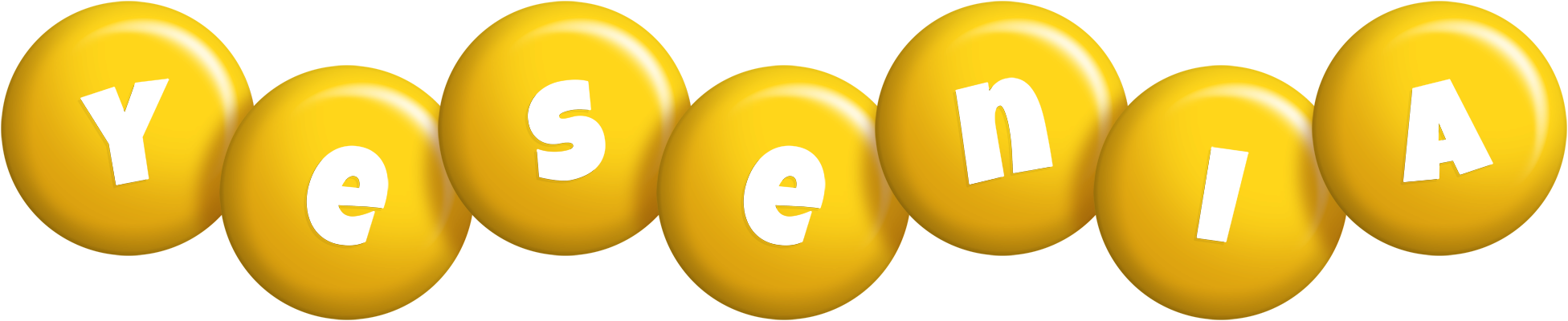Yesenia candy-yellow logo
