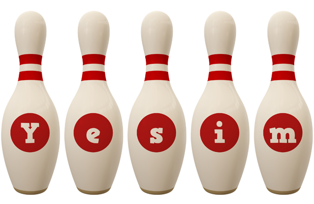 Yesim bowling-pin logo