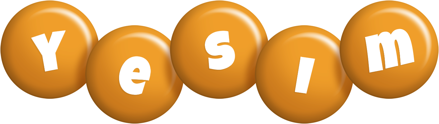 Yesim candy-orange logo