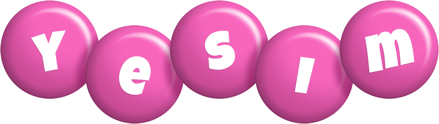 Yesim candy-pink logo