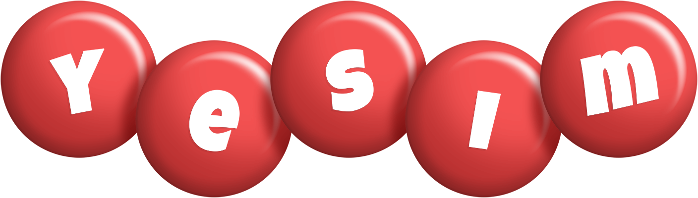 Yesim candy-red logo