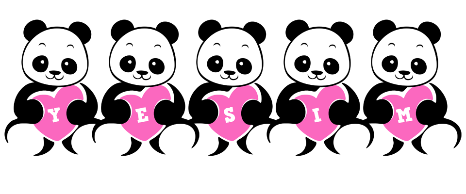 Yesim love-panda logo
