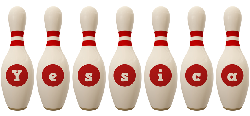 Yessica bowling-pin logo