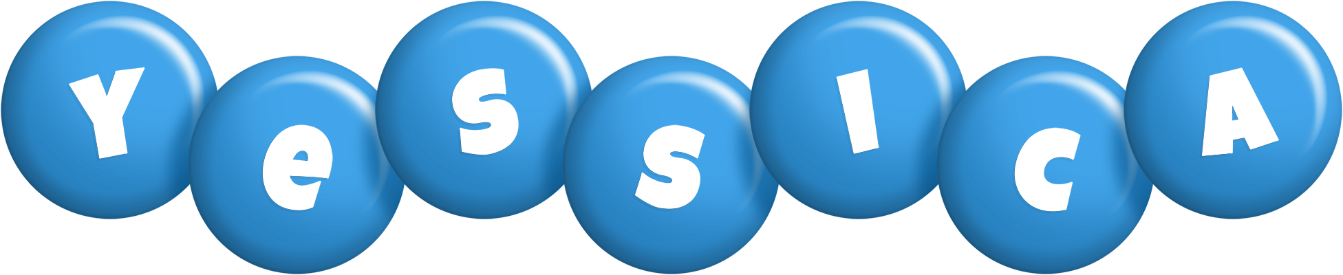 Yessica candy-blue logo