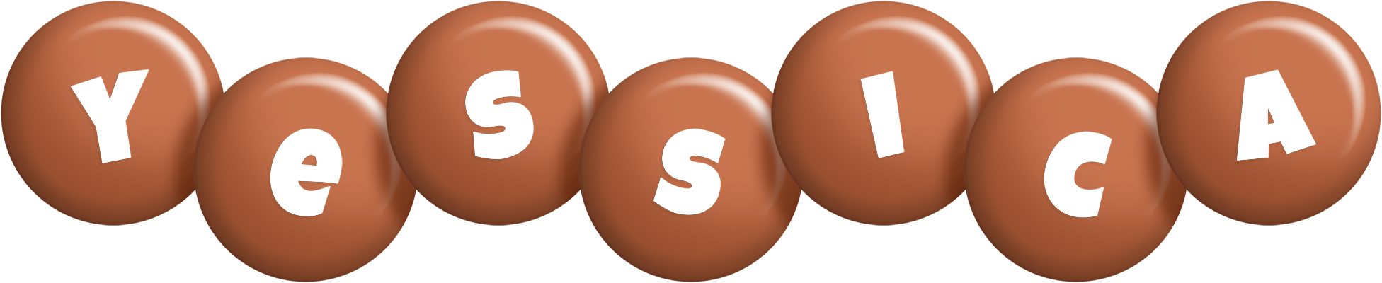 Yessica candy-brown logo