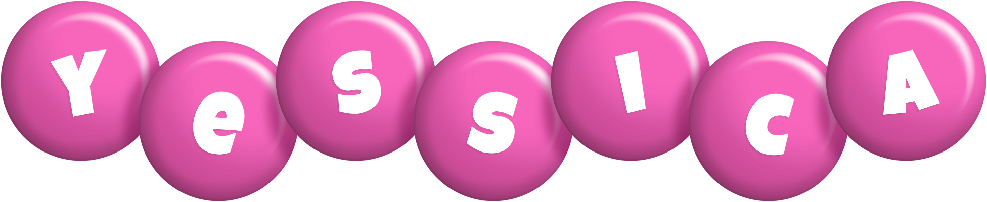 Yessica candy-pink logo