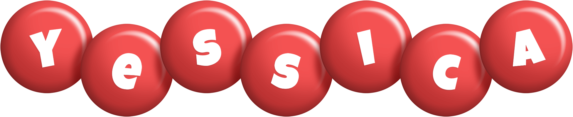 Yessica candy-red logo