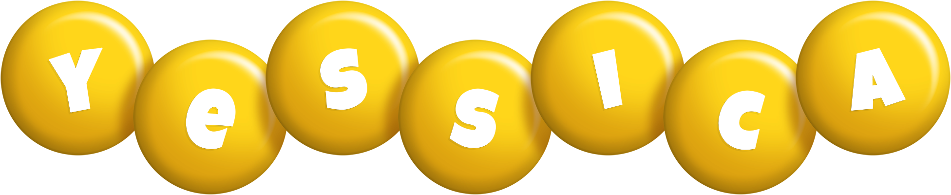 Yessica candy-yellow logo
