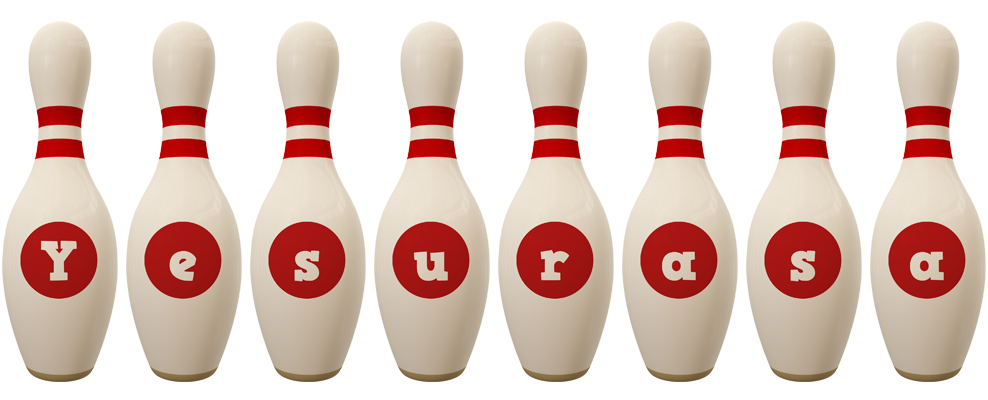 Yesurasa bowling-pin logo