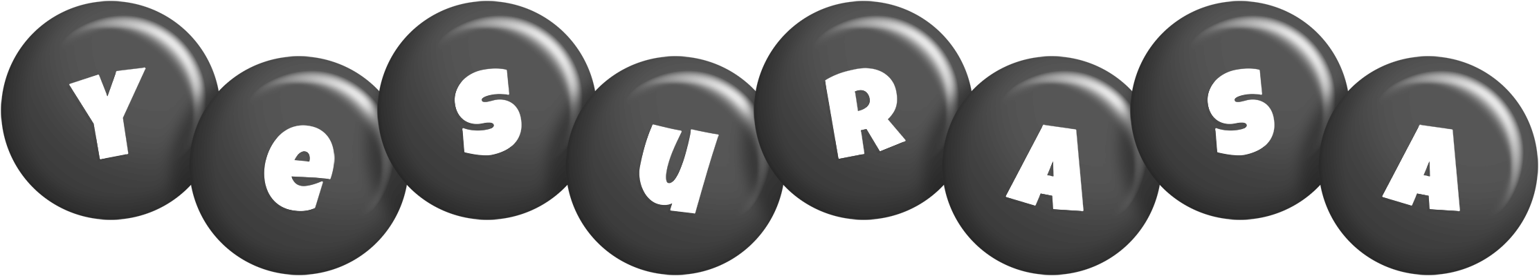 Yesurasa candy-black logo