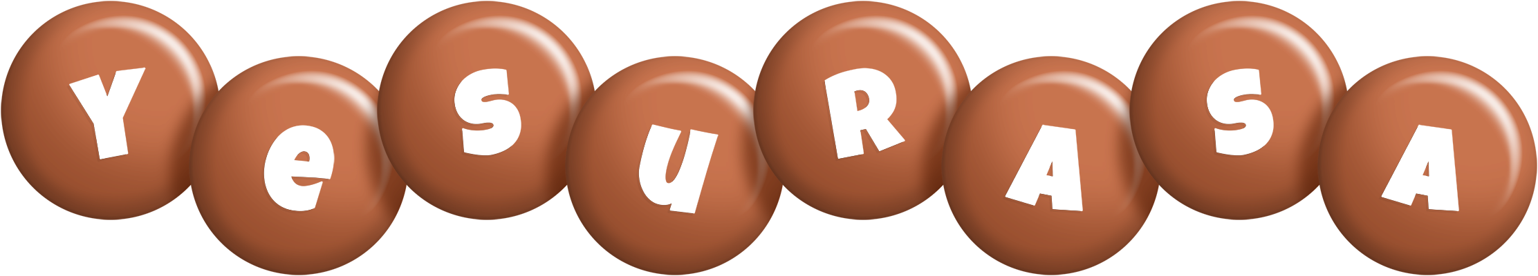 Yesurasa candy-brown logo