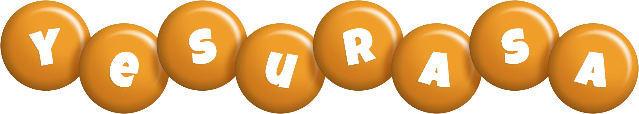 Yesurasa candy-orange logo