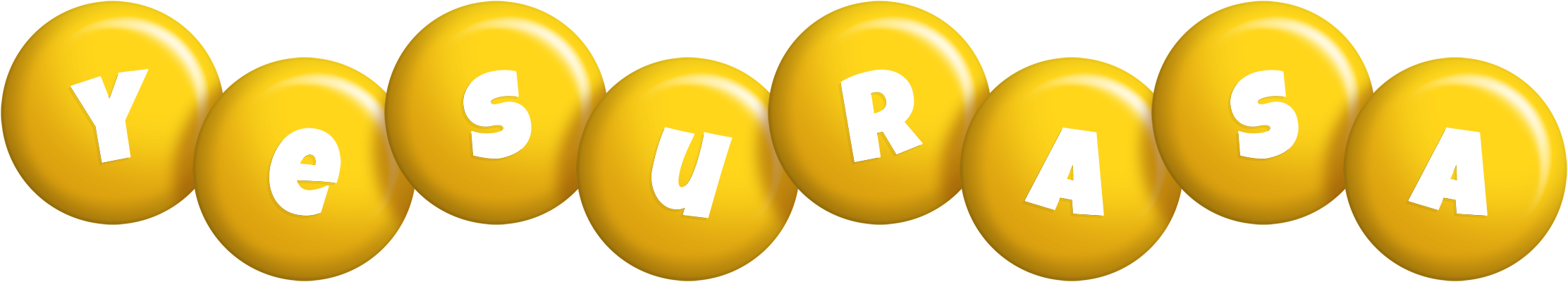 Yesurasa candy-yellow logo