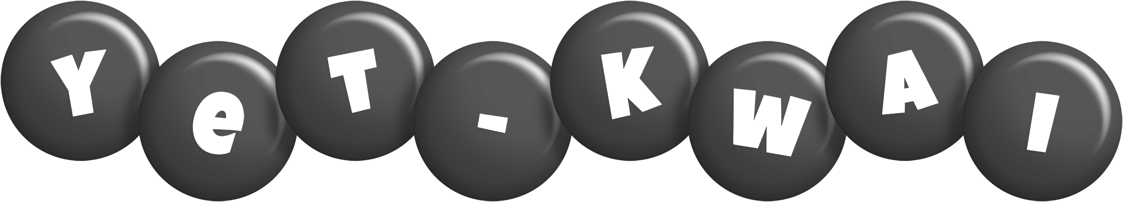 Yet-Kwai candy-black logo
