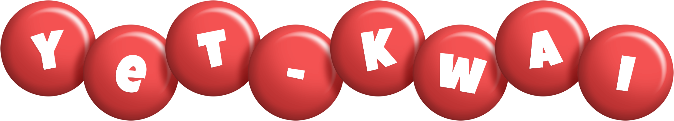 Yet-Kwai candy-red logo