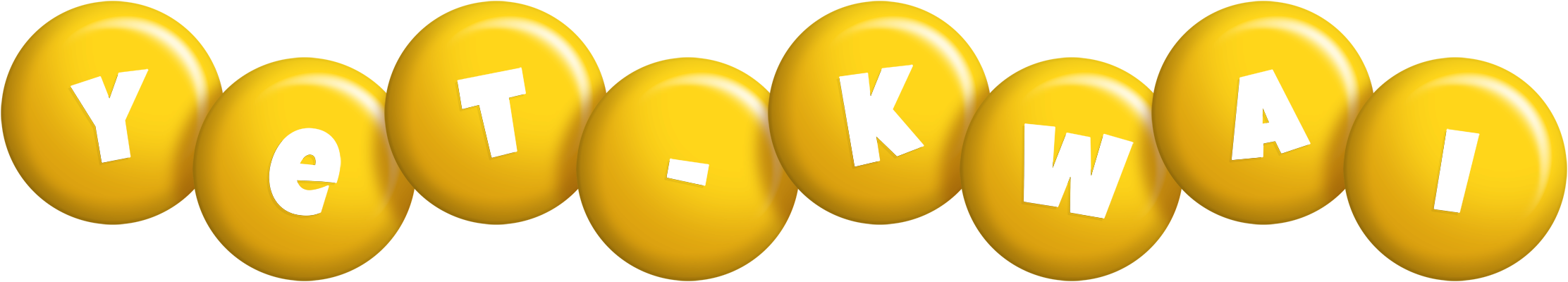 Yet-Kwai candy-yellow logo