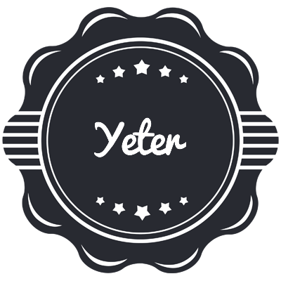 Yeter badge logo