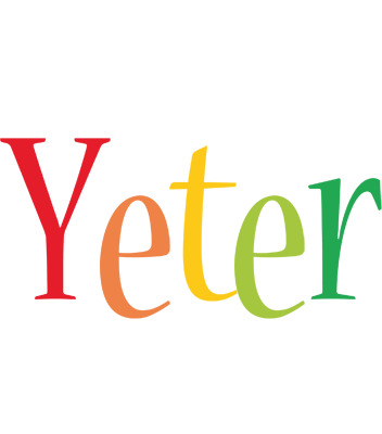 Yeter birthday logo