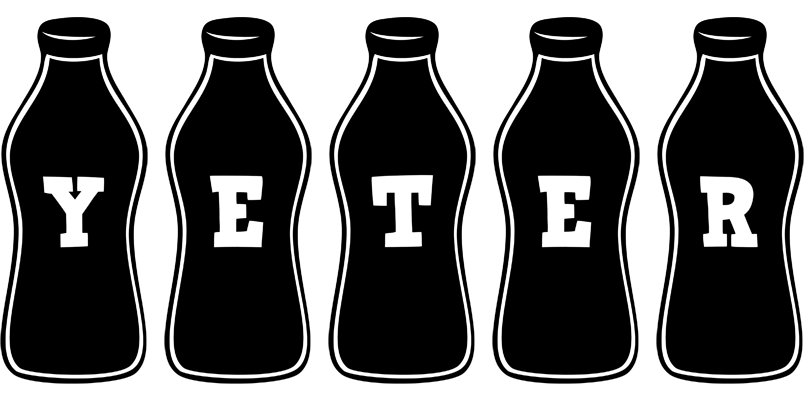Yeter bottle logo