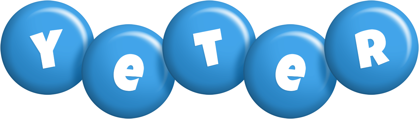 Yeter candy-blue logo