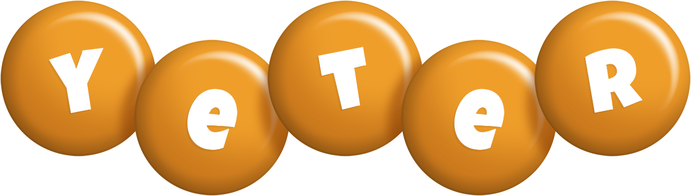 Yeter candy-orange logo